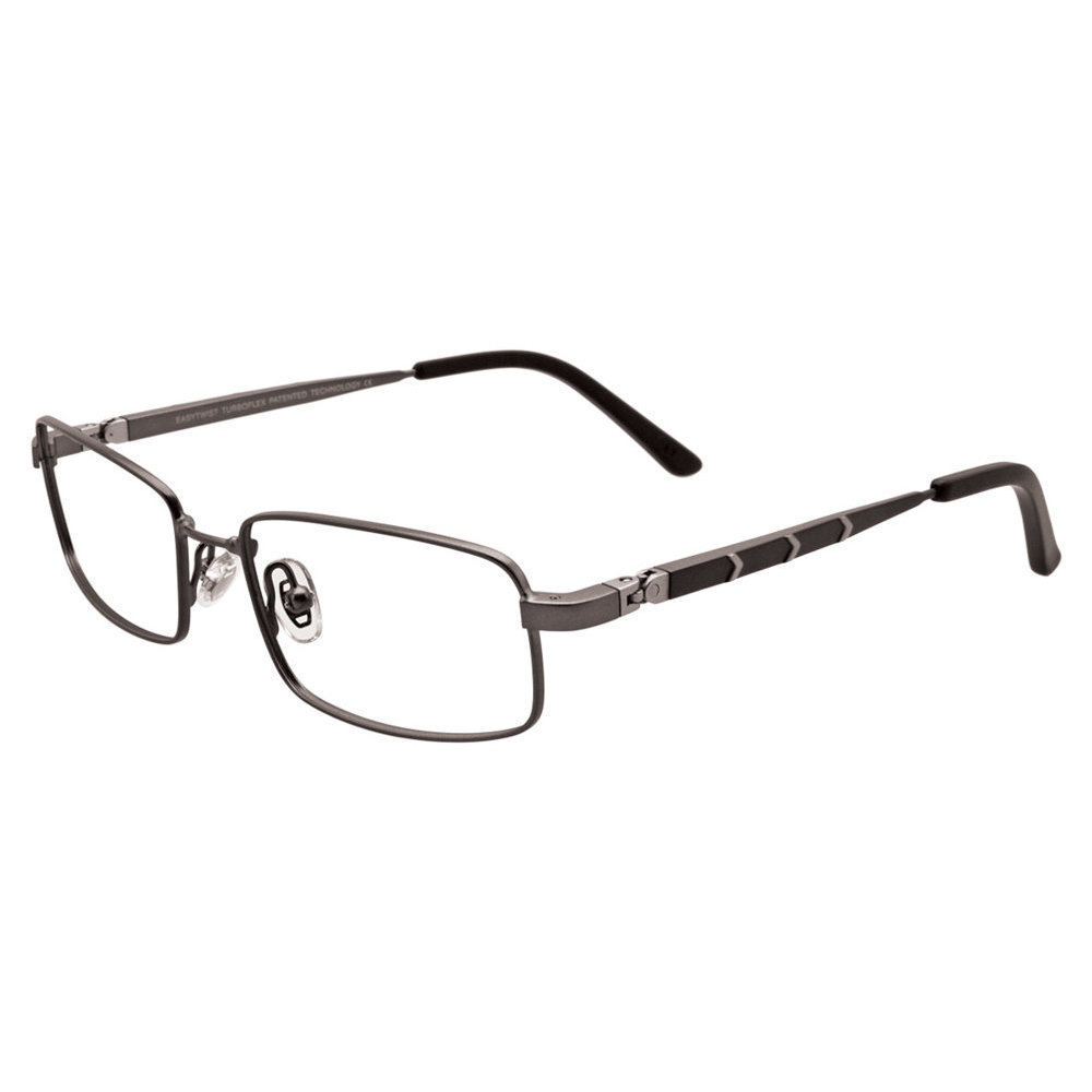 EASYTWIST ET967 Eyeglasses 020 Satin Dark Grey   Black 50mm